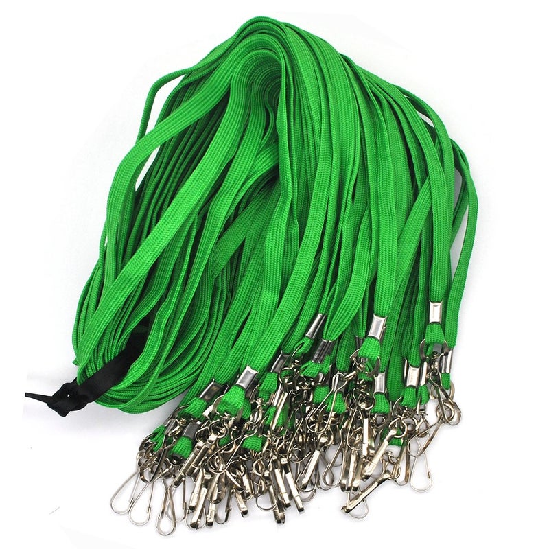 Bird Fiy Bulk Lanyard 32" Flat Lanyards with Swivel Hook Attachment Lanyards with Clip (Green) - Image 3